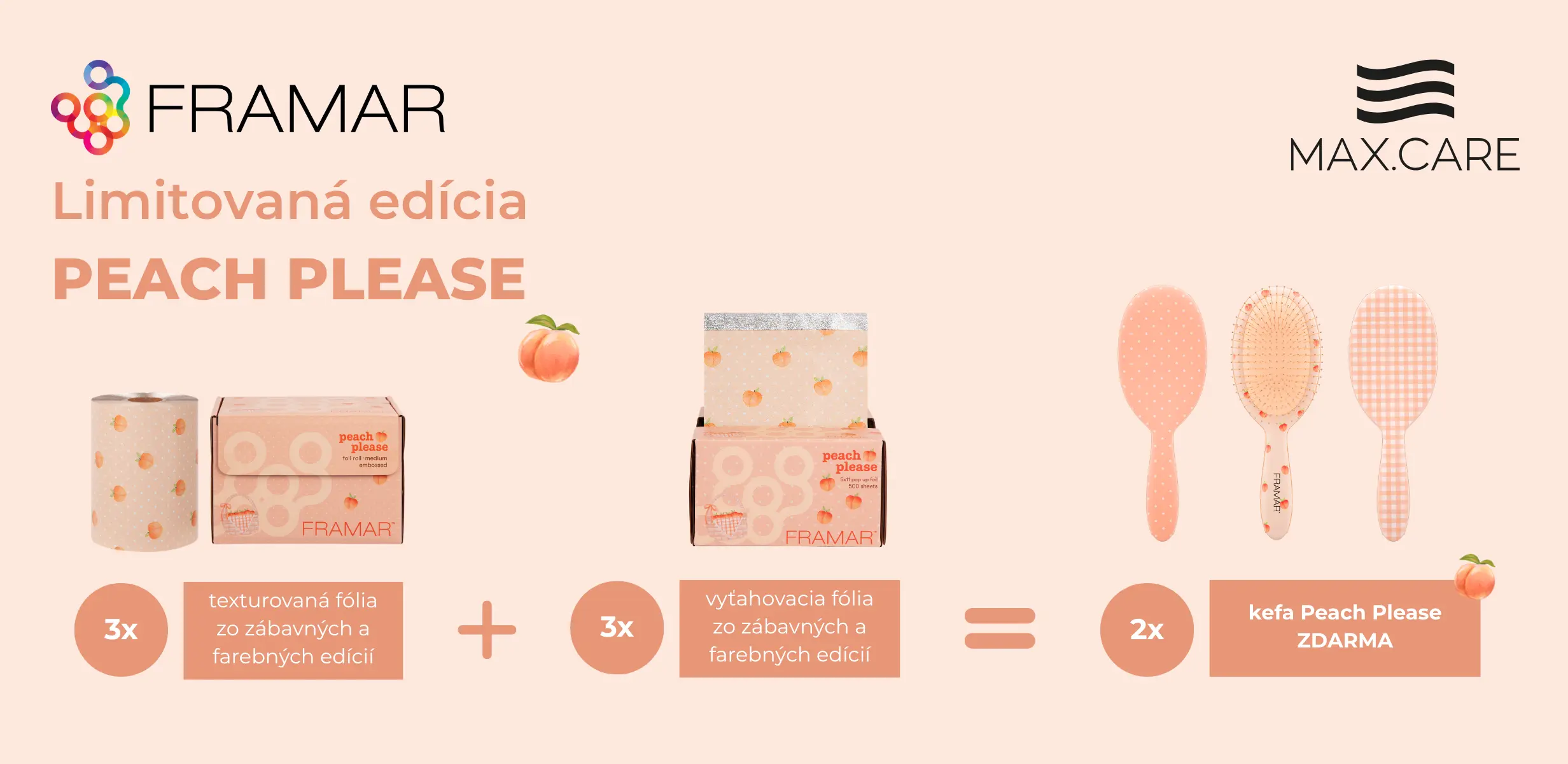 FRAMAR Peach Please limitovaná edícia