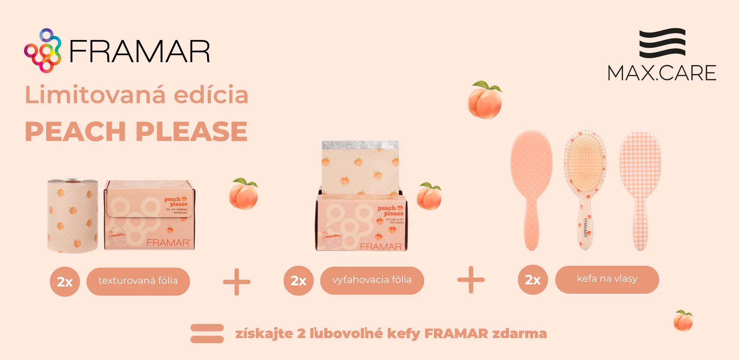 FRAMAR Peach Please limitovaná edícia